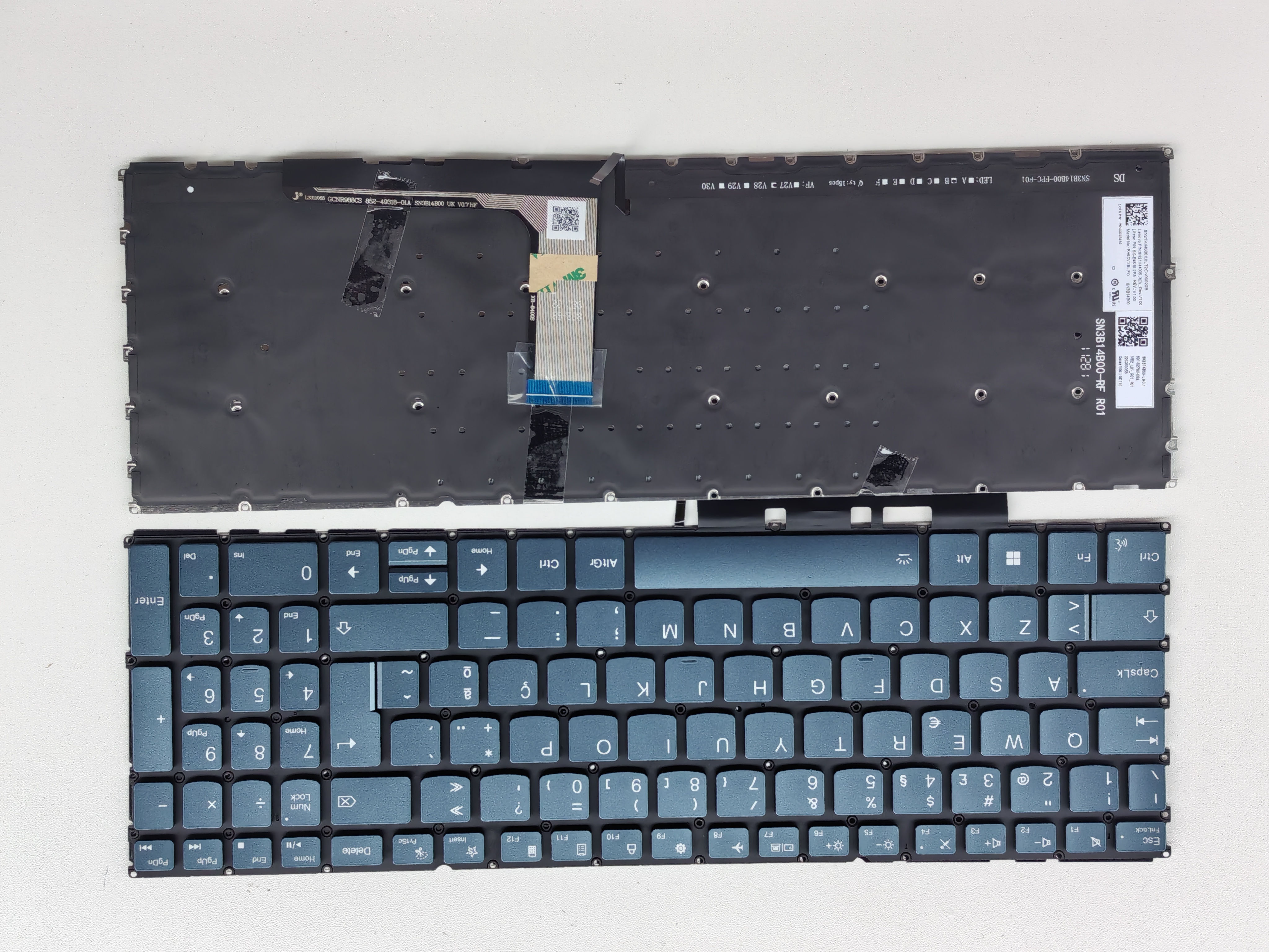 Picture of New Replacement Laptop Keyboard For LENOVO YOGA Pro 16s IRP8 IMH9 2023 2024 Talk button Dark blue Backlit PO Layout